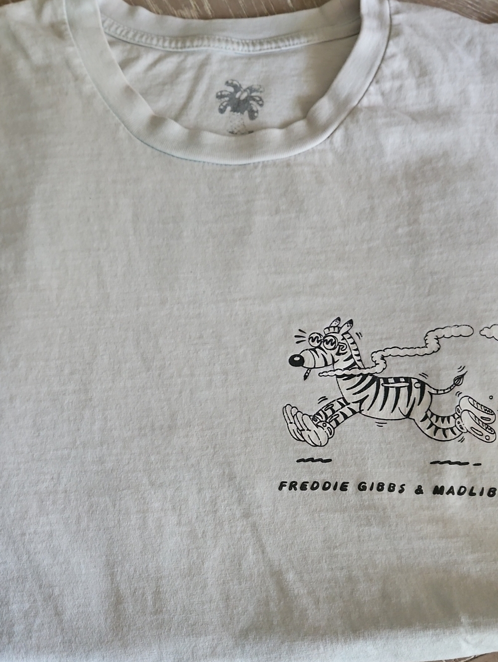 Freddie Gibbs & Madlib White Graphic Short Sleeve Tee